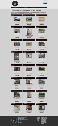 Adding your projects breathes life into an otherwise basic website