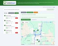 Build your route to see every stop on the map in your current order before making changes.