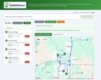 Use route optimization to reorder the stops and reduce backtracking, then keep the improved order in your list.